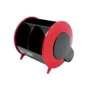 Thumbnail 1 of O-Life Органайзер за бюро S-898, празен, черно-червен