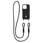 Thumbnail 4 of Hugo Boss Калъф за телефон, за iPhone 16 Pro, с връзка, черно-златист