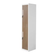 Thumbnail 5 of Гардероб RFG, единичен, метален, с две врати, 380 х 450 х 1850 mm, кехлибарен дъб и бяло