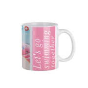 Thumbnail 2 of BESTSUB Чаша, керамична, клас АА, бяла, 330 ml, с възможност за персонализация