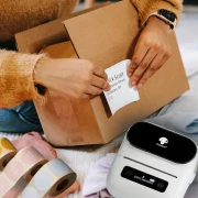 Thumbnail 2 of Принтер Phomemo M220-OG, мини, без мастило, максимална широчина на етикета 75 mm, оранжев