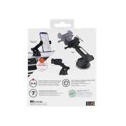 Thumbnail 2 of Поставка за телефон за кола TNB, вакуумна, 7'', черна