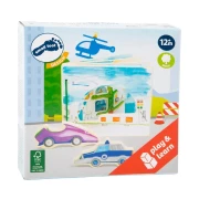 Thumbnail 8 of Small Foot Книжка Полиция, интерактивна, дървена