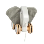 Thumbnail 2 of Small Foot Слонче за дърпане, дървено, с шумящи уши