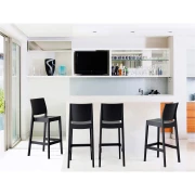 Thumbnail 3 of Бар стол RFG Milano, пластмасов, до 120 kg, тъмносив