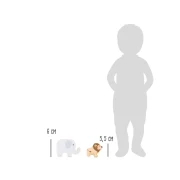 Thumbnail 2 of Small Foot Комплект животни, дървени, за подреждане, 7 части