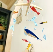 Thumbnail 7 of Small Foot Въртележка Океан, дървена, 25 х 25 х 40 cm