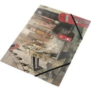 Thumbnail 1 of Panta Plast Папка London Collection, PP, с ластик, с 3 капака, A4