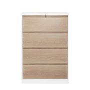 Thumbnail 5 of Кардекс RFG, метален, 2 x 4 чекмеджета, 900 х 450 х 1331 mm, кехлибарен дъб и бяло