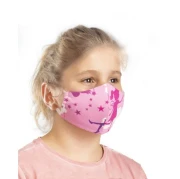 Thumbnail 2 of Маска за многократна употреба New Silhouette, трислойна, детска, розова