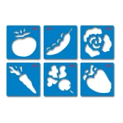 Thumbnail 1 of Nowa Szkola Шаблон Зеленчуци, 6 форми