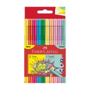 Thumbnail 4 of Faber-Castell Флумастери Grip, 5 цвята неон и 5 цвята пастел