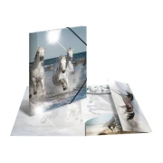 Thumbnail 3 of Herma Папка Animals, картонена, с ластик, A4, PP, коне