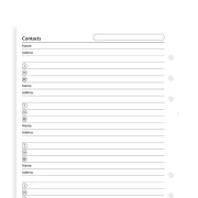 Thumbnail 4 of Filofax Пълнител за органайзер, A5, за имена, адреси и телефони