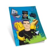 Thumbnail 1 of Тетрадка Емил Конрад, A4, широки редове, офсетова хартия, мека корица, 40 листа