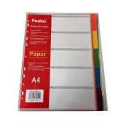 Thumbnail 2 of Foska Разделител, картонен, 180 g/m2, 5 цвята