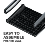 Thumbnail 7 of Fellowes Поставка за крака Breyta, черна