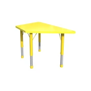 Thumbnail 2 of Ученическа маса RFG Трапец, с регулируема височина, от 3 до 8 години, 1200 х 600 х 370-620 mm, MDF, жълта