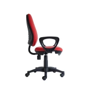 Thumbnail 5 of Ергономичен стол RFG Presto Black, екокожа, до 130 kg, червен