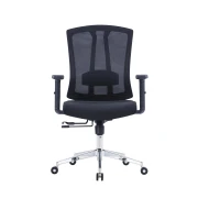 Thumbnail 5 of Ергономичен стол RFG Primo Lux Chrome W, дамаска и меш, Multi-function механизъм, до 130 kg, черен