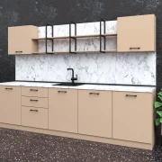 Thumbnail 2 of Кухня Алегра, 3000 х 600 х 2110 mm, пастелни цветове