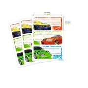 Thumbnail 2 of Herma Самозалепващи се етикети Тунинг, ученически, 9 броя