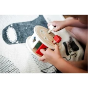 Thumbnail 8 of Small Foot Играчка за дърпане Охлюв, със сортер, дървен