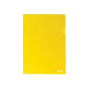Thumbnail 1 of Office 1 Джоб за документи, L-образен, A4, 90 µm, жълт, 10 броя