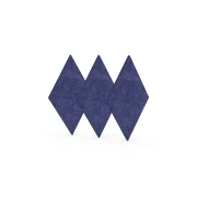 Thumbnail 3 of Акустично пано Narbutas Pet, диамант, 115 х 200 х 9 mm, PET филц, 3 броя, синьо