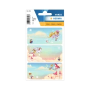 Thumbnail 2 of Herma Самозалепващи се етикети Приказен танц, ученически, 6 броя