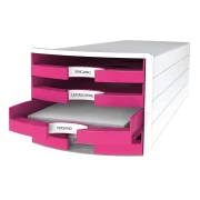 Thumbnail 4 of HAN Бокс за документи Impuls Trend, с 4 чекмеджета, розов
