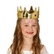 Thumbnail 2 of Корона за кралица, детска, златиста
