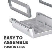 Thumbnail 3 of Поставка за монитор Fellowes Breyta, максимално тегло 15 kg, бяла