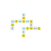 Thumbnail 3 of Learning Resources Домино, с циферблати