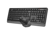 Thumbnail 2 of Комплект A4Tech - клавиатура и мишка Fstyler FGS1035Q, 2.4 GHz, Nano USB, 6 бутона на мишката, AAA, сиви