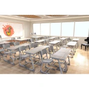 Thumbnail 7 of Ергономичен чин и стол RFG Istudy White, от I до VIII клас, 600 х 400 х 700 mm, плот светъл бук, бели крака