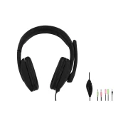 Thumbnail 6 of Слушалки TNB HS300, с микрофон, 3.5 mm жак, 103 dB, 2 m кабел, черни