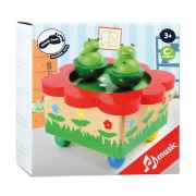 Thumbnail 4 of Small Foot Музикална кутия Езеро с жаби, дървена, 12 cm
