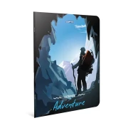 Thumbnail 2 of Gipta Тетрадка Adventure, А4, бяла хартия, широки редове, картонена корица, 60 листа