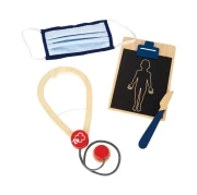 Thumbnail 11 of Small Foot Лекарски комплект, детски, дървен, в раница