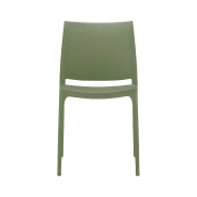 Thumbnail 5 of Градински стол RFG Milano, пластмасов, до 120 kg, тъмнозелен