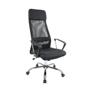 Thumbnail 4 of Директорски стол Roby, дамаска и меш, Tilt механизъм, до 130 kg, черен