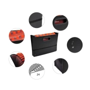 Thumbnail 5 of Exacompta Папка Exactive, тип хармоника, с 24 отделения, PP, черна