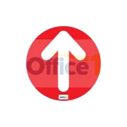 Thumbnail 1 of Стикер за под Стрелка, червена, ø 30 cm