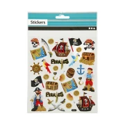 Thumbnail 3 of Creativ Company Стикери с брокат, пирати, 1 лист