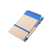 Thumbnail 1 of Office 1 Комплект Atina, тефтер със спирала и химикалка, А6, сини