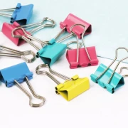 Thumbnail 3 of Foska Щипки за пари, 19 mm, цветни, 32 броя в буркан