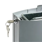 Thumbnail 2 of Пепелник Rubbermaid Metropolitan, сив, 6 l