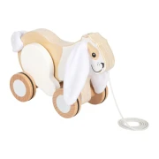 Thumbnail 2 of Small Foot Зайче за дърпане, дървено, с шумящи уши