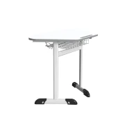 Thumbnail 3 of Ученическа маса RFG Jam, едноместна, над VIII клас, 700 х 500 х 760 mm, MDF, сива